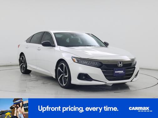 White 2021 Honda Accord Sport SE
