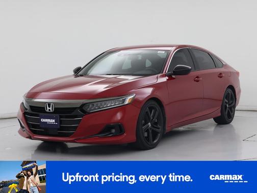 Red 2021 Honda Accord Sport