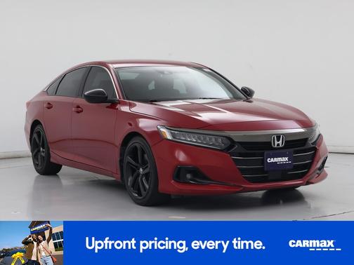Red 2021 Honda Accord Sport