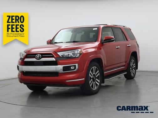Red 2021 Toyota 4Runner Limited