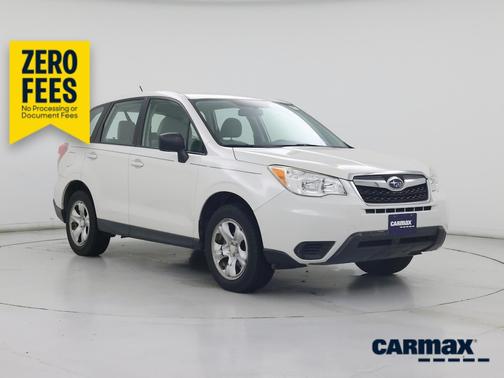 White 2015 Subaru Forester 2.5I