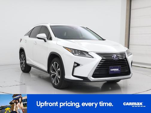 White 2017 Lexus RX 450h