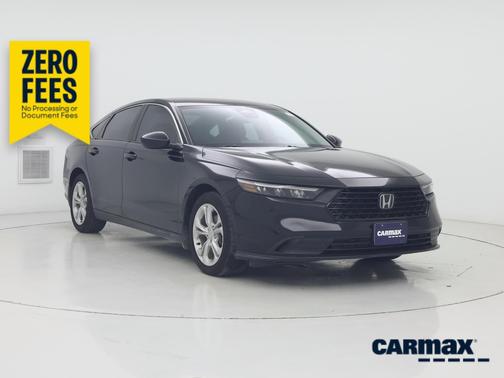 Black 2023 Honda Accord LX