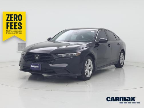 Black 2023 Honda Accord LX