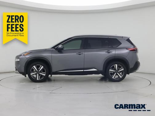 Gray 2023 Nissan Rogue Platinum