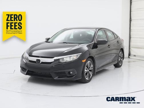 Black 2017 Honda Civic EX-T