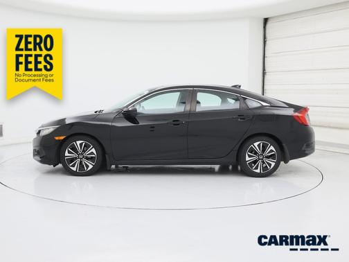 Black 2017 Honda Civic EX-T