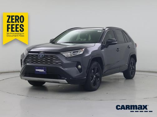 Gray 2020 Toyota RAV4 Hybrid XSE