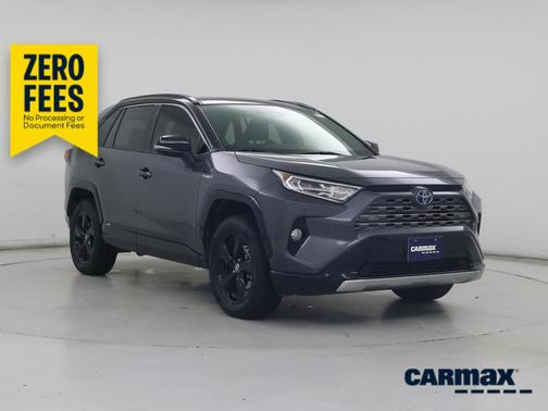 Gray 2020 Toyota RAV4 Hybrid XSE