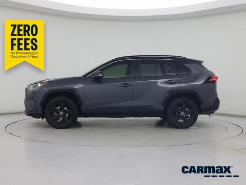 Gray 2020 Toyota RAV4 Hybrid XSE