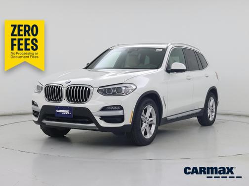White 2020 BMW X3 XDrive30i