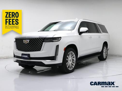 White 2022 Cadillac Escalade ESV Premium Luxury