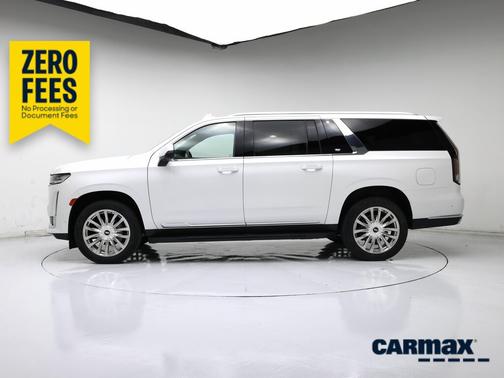 White 2022 Cadillac Escalade ESV Premium Luxury