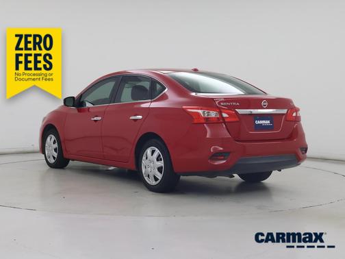 Red 2017 Nissan Sentra SV