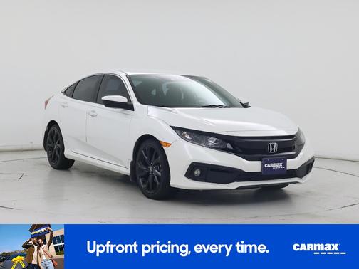 White 2020 Honda Civic Sport