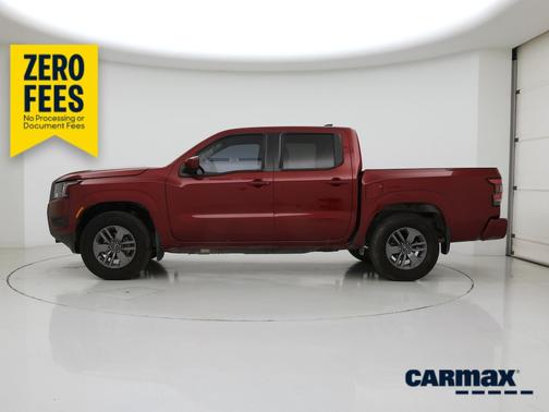 Red 2025 Nissan Frontier SV