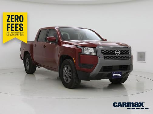 Red 2025 Nissan Frontier SV