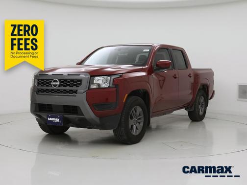 Red 2025 Nissan Frontier SV