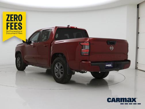 Red 2025 Nissan Frontier SV