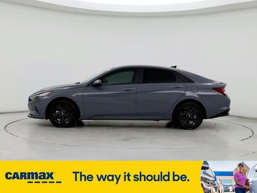 2021 Hyundai ELANTRA HEV Blue