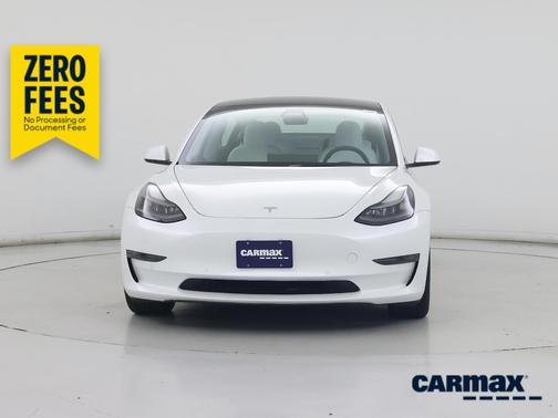 White 2022 Tesla Model 3 Long Range