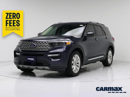 Blue 2023 Ford Explorer Limited