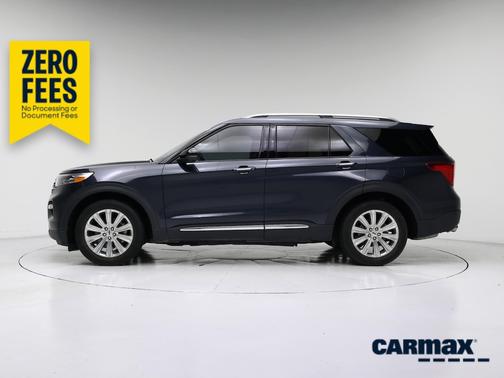 Blue 2023 Ford Explorer Limited