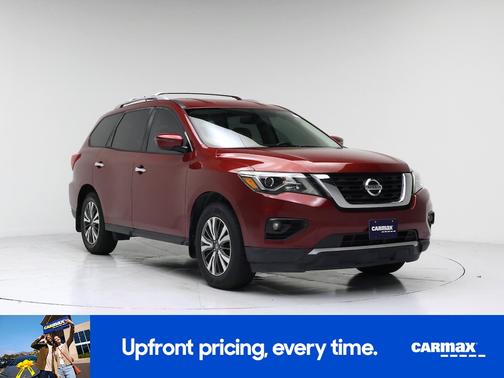 Red 2017 Nissan Pathfinder SV