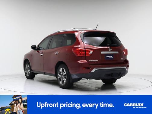 Red 2017 Nissan Pathfinder SV