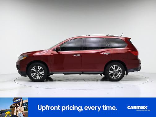 Red 2017 Nissan Pathfinder SV