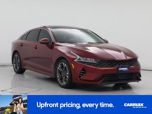 Burgundy 2021 Kia K5 EX
