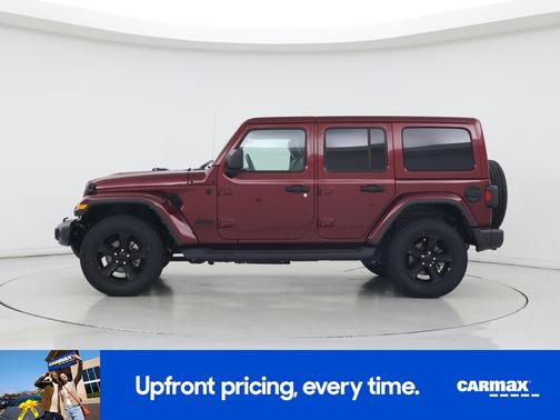 Red 2021 Jeep Wrangler Unlimited Sahara Altitude