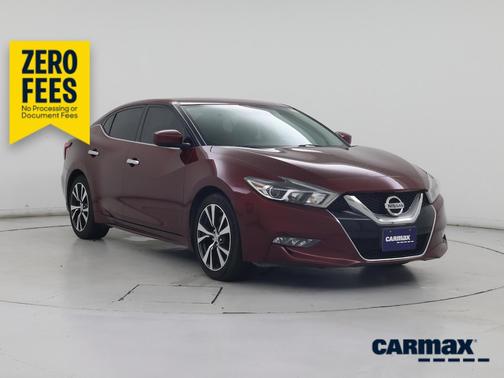 Burgundy 2017 Nissan Maxima S