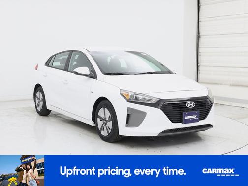 White 2019 Hyundai IONIQ Hybrid Blue