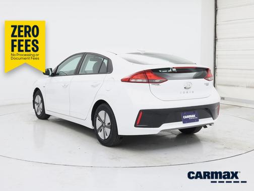 White 2019 Hyundai IONIQ Hybrid Blue