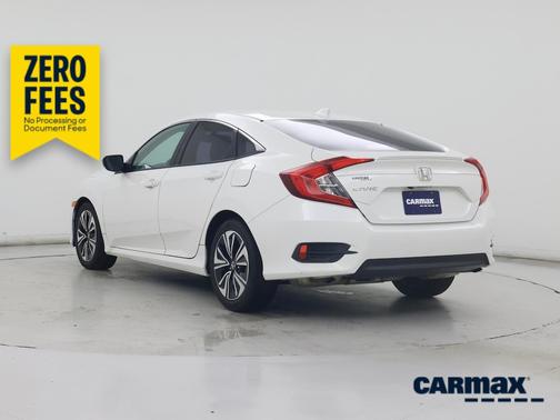 White 2017 Honda Civic EX-L