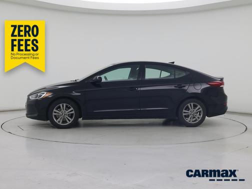 Black 2018 Hyundai ELANTRA SEL