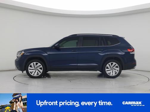 Blue 2021 Volkswagen Atlas SE w/Tech