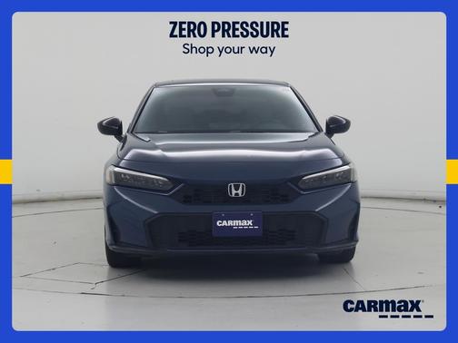 Blue 2025 Honda Civic Hybrid Sport