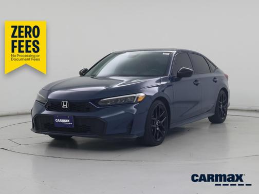 Blue 2025 Honda Civic Hybrid Sport
