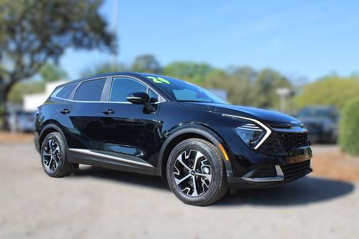 Ebony Black 2024 Kia Sportage EX