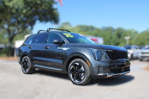 Gray 2025 Kia Sorento Hybrid EX