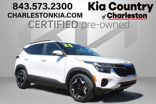 Snow White Pearl 2024 Kia Seltos EX
