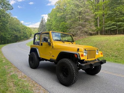Solar Yellow Clearcoat 2002 Jeep Wrangler SE