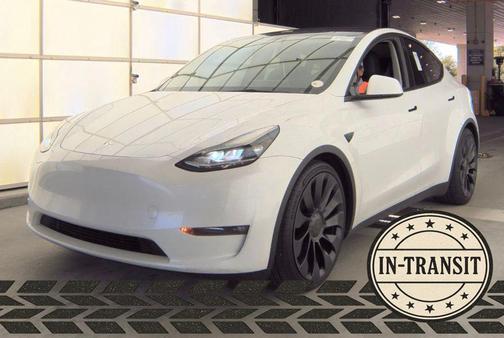 Pearl White Multi-Coat 2022 Tesla Model Y Performance Dual Motor All-Wheel Drive