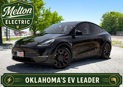 Solid Black 2022 Tesla Model Y Performance Dual Motor All-Wheel Drive