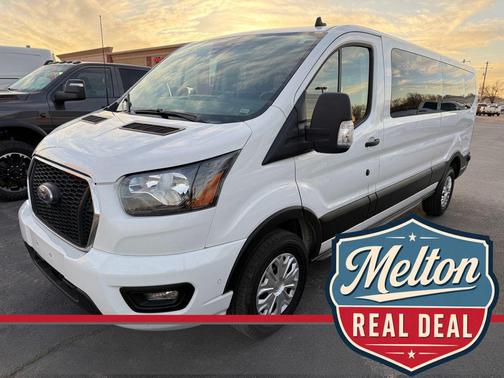 Oxford White 2024 Ford Transit-350 XLT