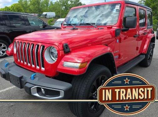 Firecracker Red Clearcoat 2022 Jeep Wrangler Unlimited 4xe Sahara