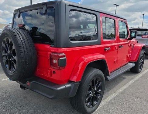 Firecracker Red Clearcoat 2022 Jeep Wrangler Unlimited 4xe Sahara