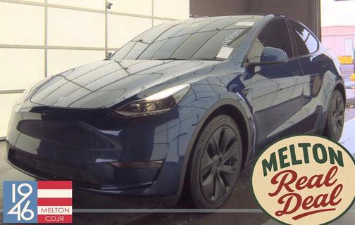 Deep Blue Metallic 2024 Tesla Model Y Long Range Single Motor Rear-Wheel Drive